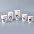 Eco Friendly Coffee Cup Disposable Hot Cold Drinks Paper Coffee Cups
