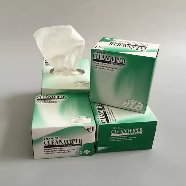 280pcs Cleaning Fiber Optic Wipes Laboratory  1 Ply